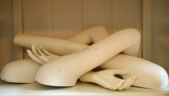 A collection of mannequin limbs